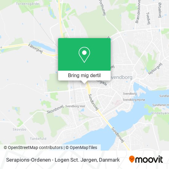 Serapions-Ordenen - Logen Sct. Jørgen kort