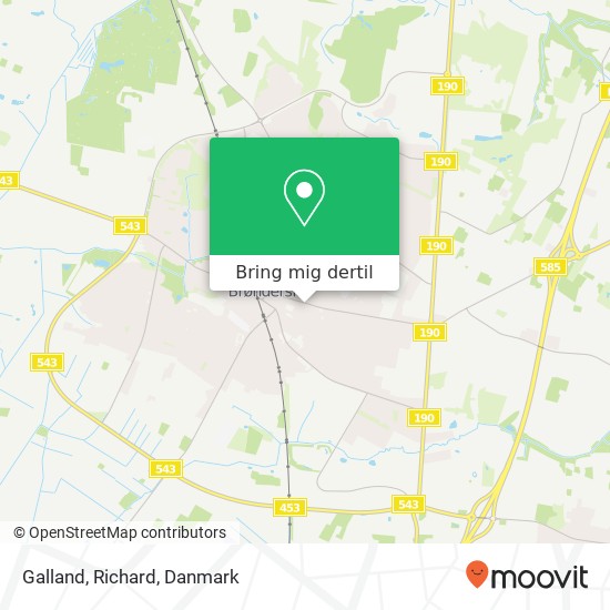 Galland, Richard kort