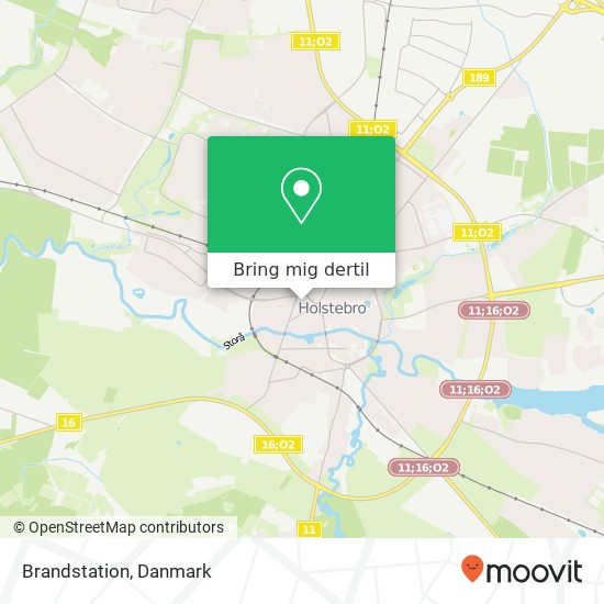 Brandstation kort