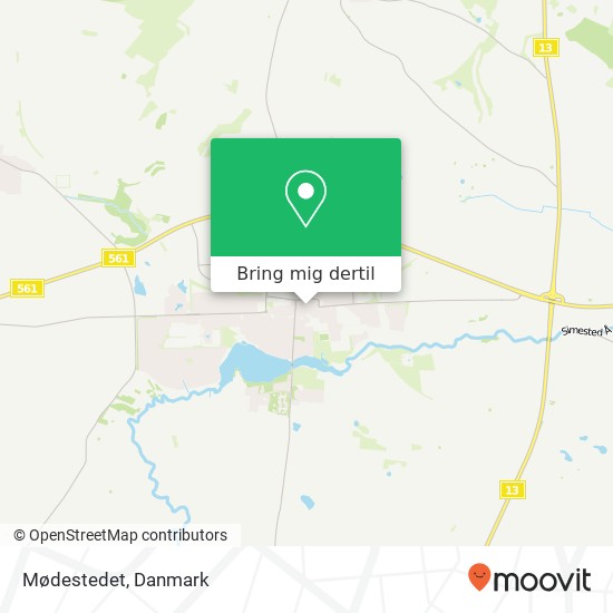 Mødestedet kort