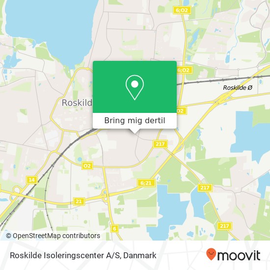 Roskilde Isoleringscenter A/S kort