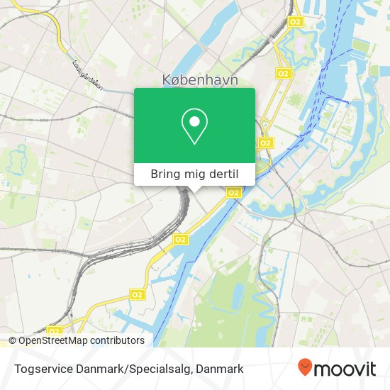 Togservice Danmark/Specialsalg kort