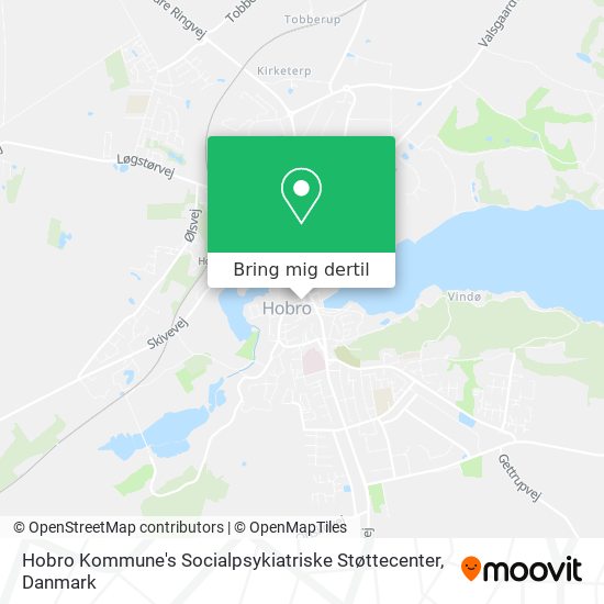 Hobro Kommune's Socialpsykiatriske Støttecenter kort