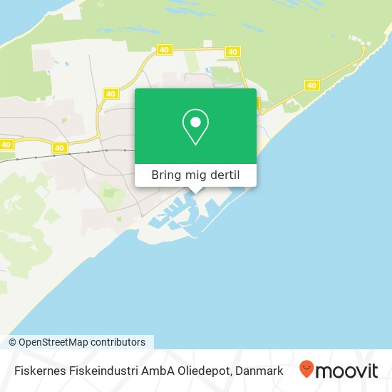 Fiskernes Fiskeindustri AmbA Oliedepot kort