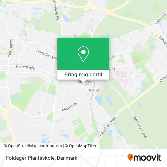 Foldager Planteskole kort