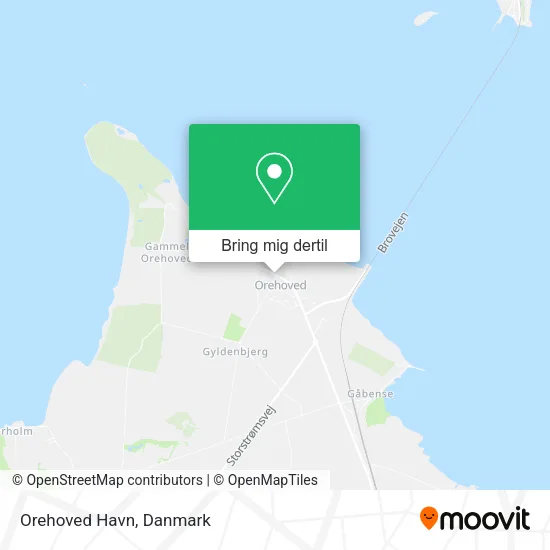 Orehoved Havn kort