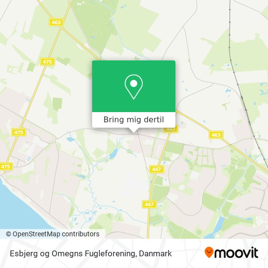 Esbjerg og Omegns Fugleforening kort