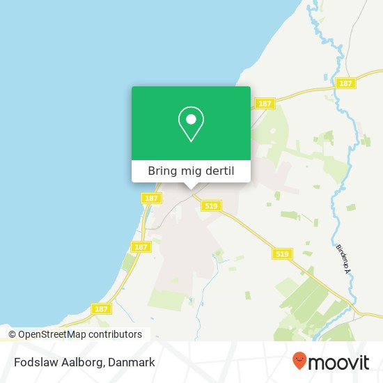 Fodslaw Aalborg kort