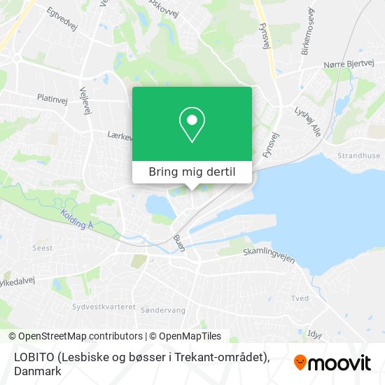 LOBITO (Lesbiske og bøsser i Trekant-området) kort