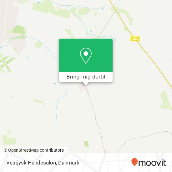 Vestjysk Hundesalon kort