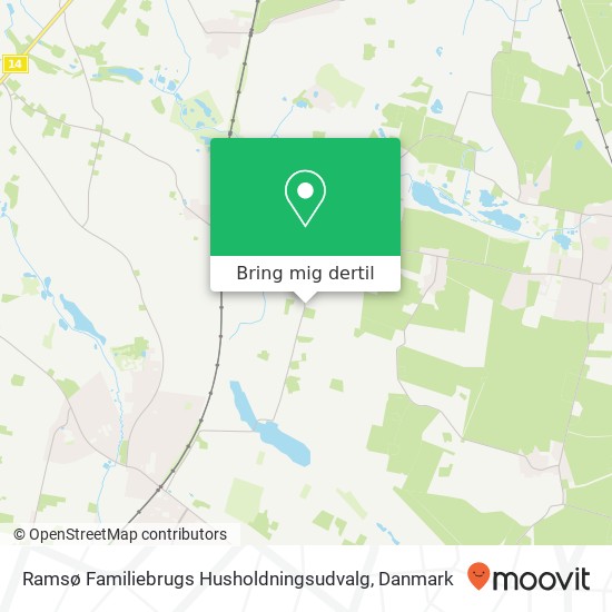 Ramsø Familiebrugs Husholdningsudvalg kort