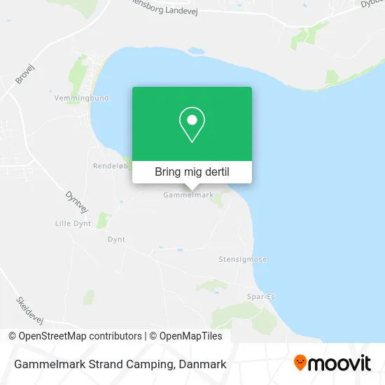 Gammelmark Strand Camping kort