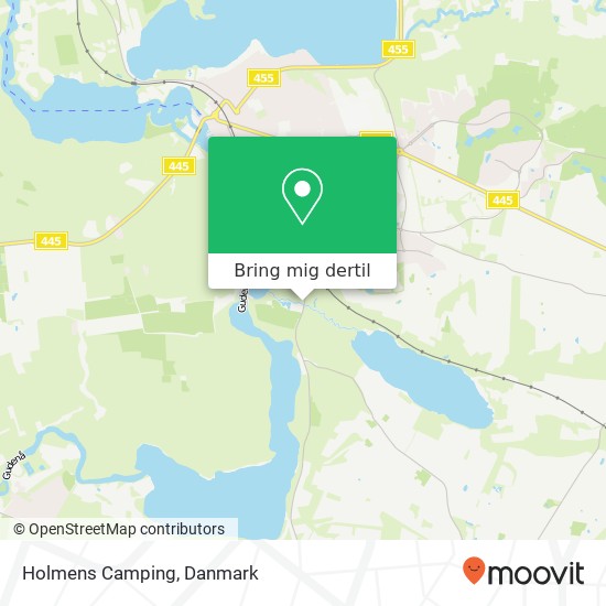 Holmens Camping kort