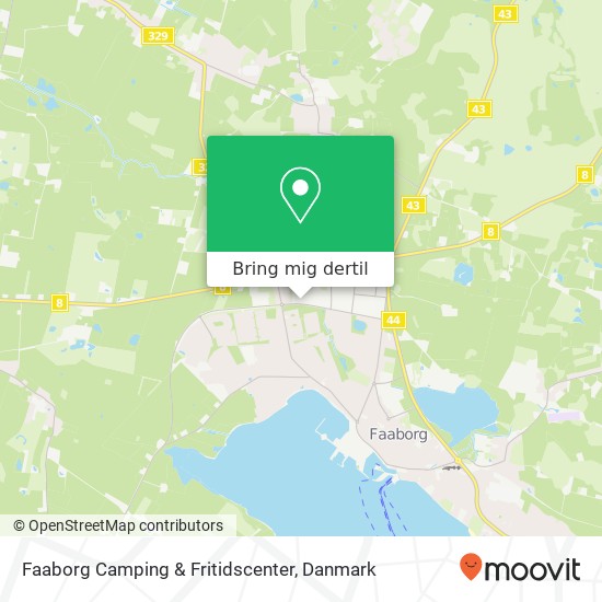 Faaborg Camping & Fritidscenter kort