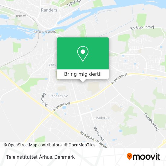 Taleinstituttet Århus kort