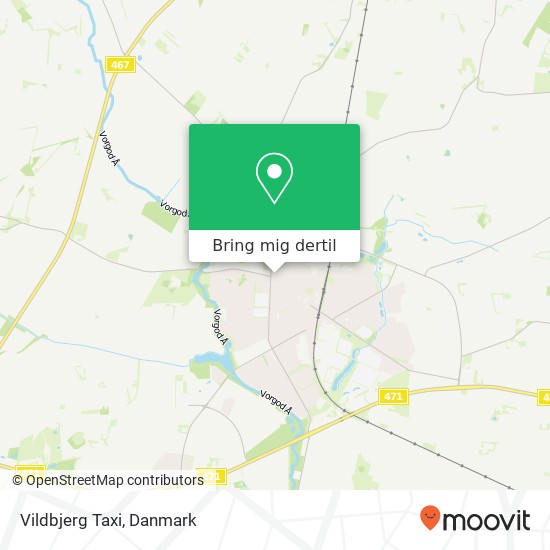 Vildbjerg Taxi kort