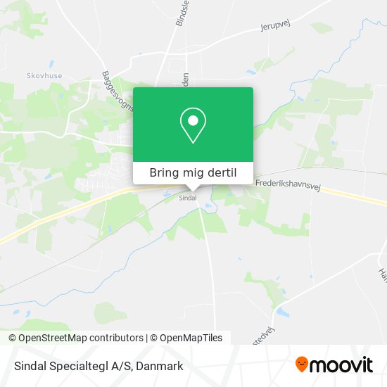 Sindal Specialtegl A/S kort