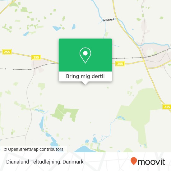 Dianalund Teltudlejning kort