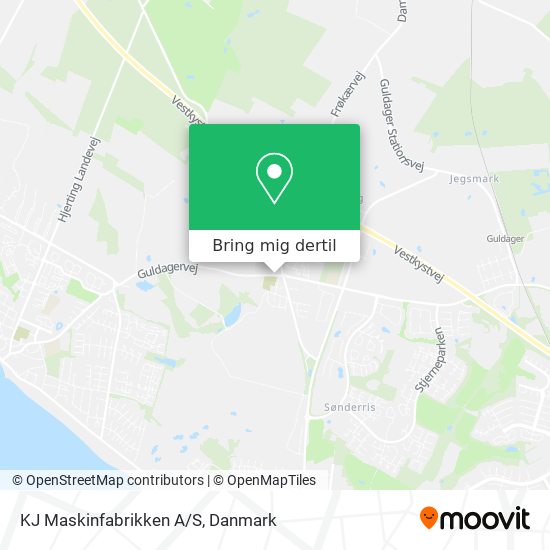 KJ Maskinfabrikken A/S kort