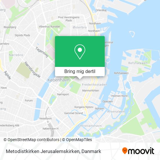Metodistkirken Jerusalemskirken kort