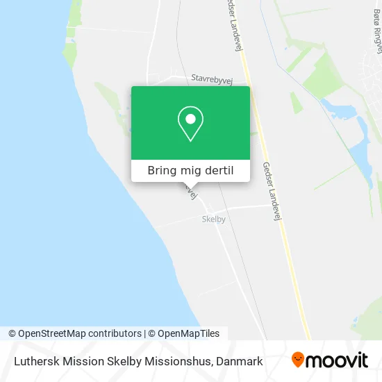 Luthersk Mission Skelby Missionshus kort