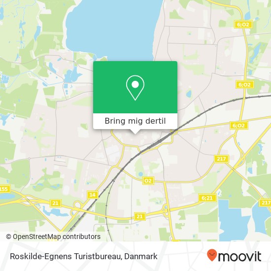 Roskilde-Egnens Turistbureau kort