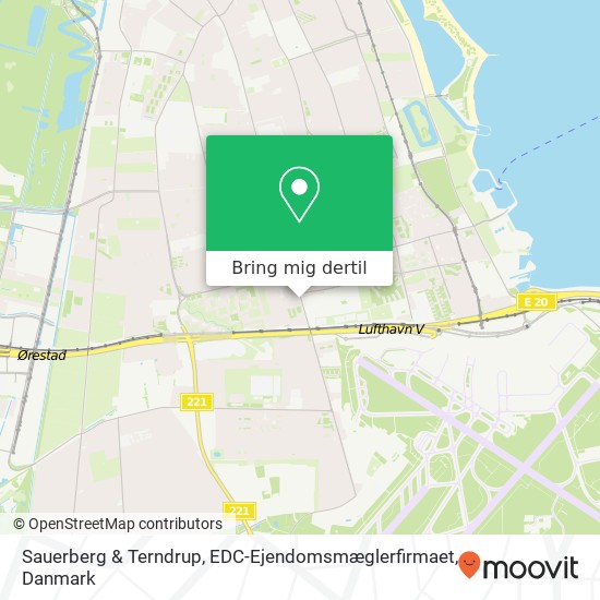 Sauerberg & Terndrup, EDC-Ejendomsmæglerfirmaet kort