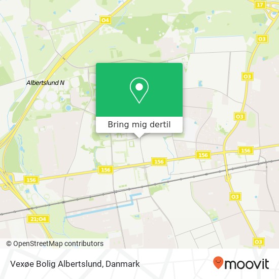 Vexøe Bolig Albertslund kort