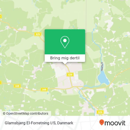 Glamsbjerg El-Forretning I/S kort