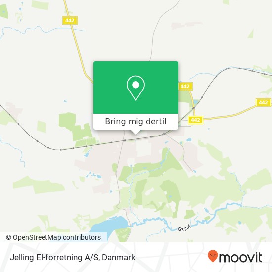 Jelling El-forretning A/S kort