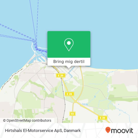 Hirtshals El-Motorservice ApS kort