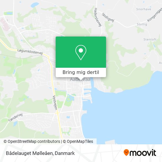 Bådelauget Mølleåen kort