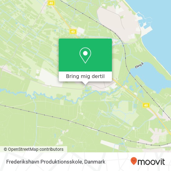 Frederikshavn Produktionsskole kort
