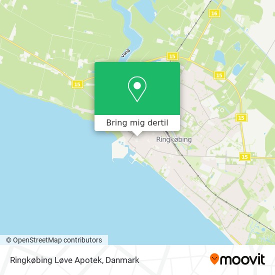 Ringkøbing Løve Apotek kort