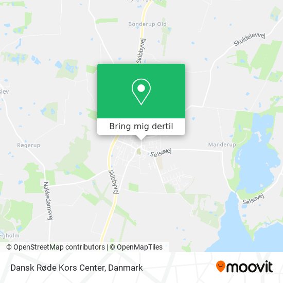 Dansk Røde Kors Center kort