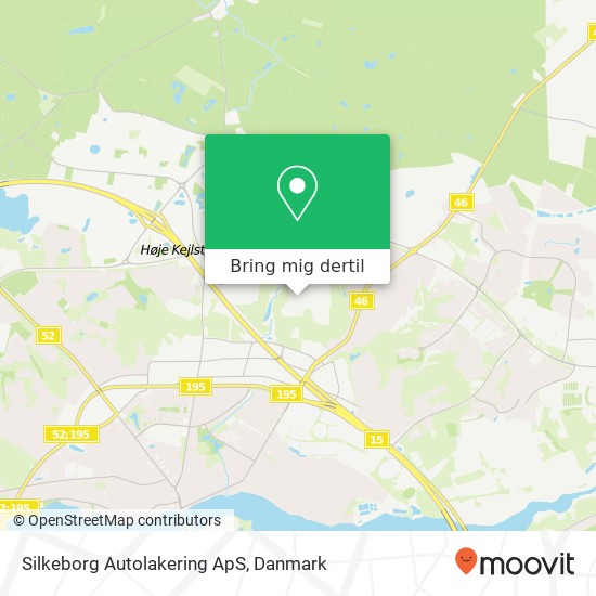 Silkeborg Autolakering ApS kort