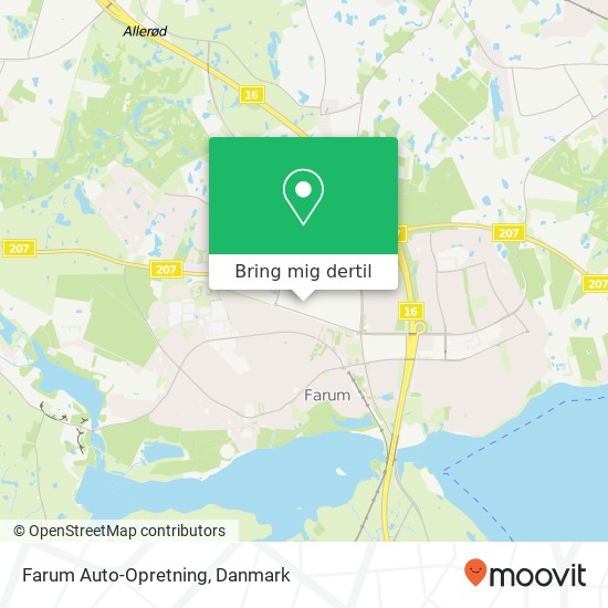 Farum Auto-Opretning kort