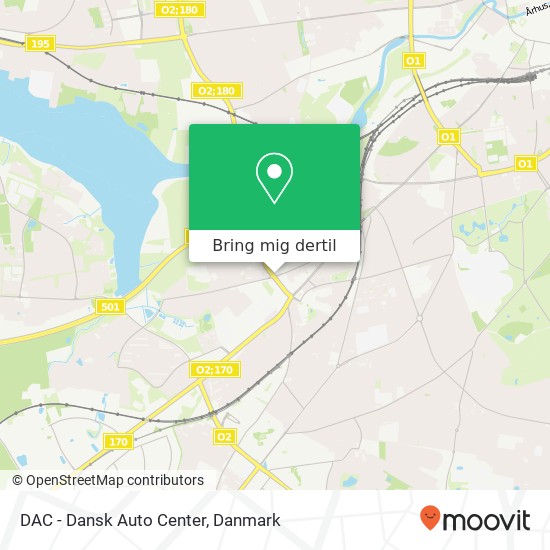 DAC - Dansk Auto Center kort