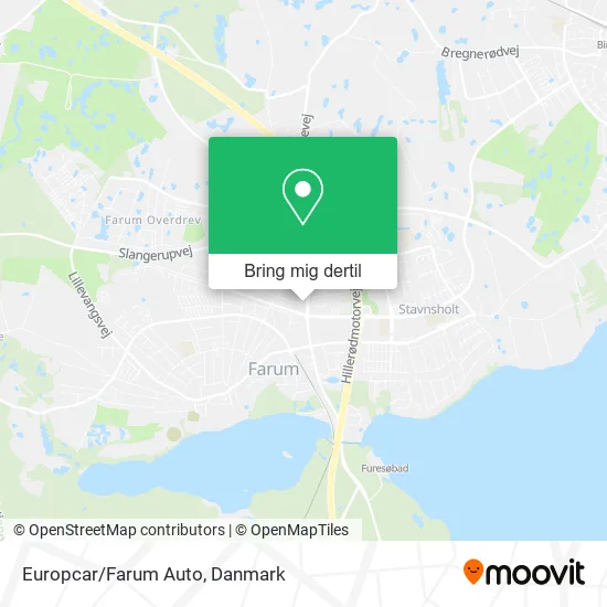 Europcar/Farum Auto kort