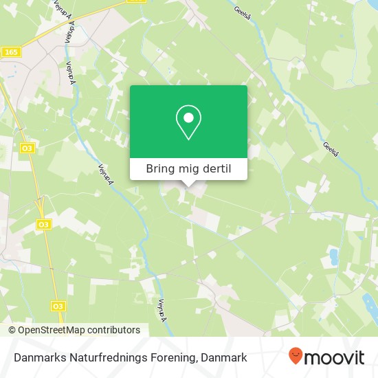 Danmarks Naturfrednings Forening kort