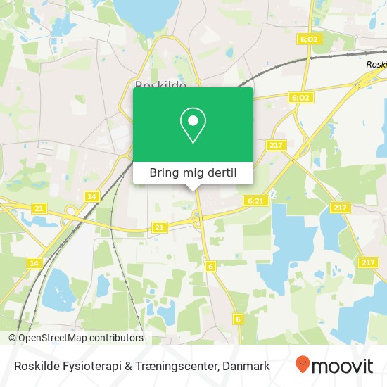 Roskilde Fysioterapi & Træningscenter kort