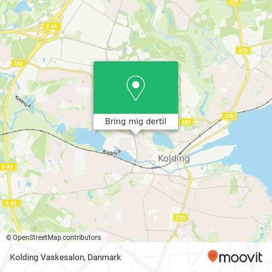 Kolding Vaskesalon kort