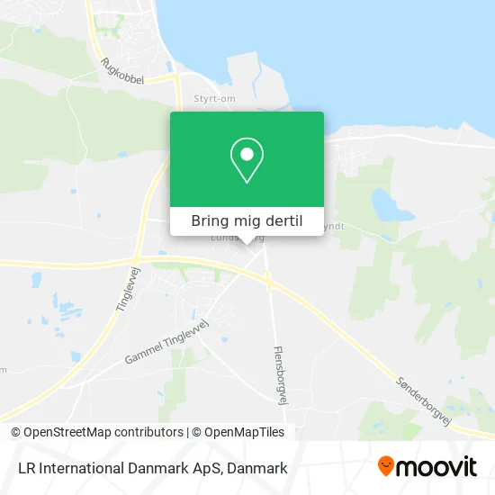 LR International Danmark ApS kort