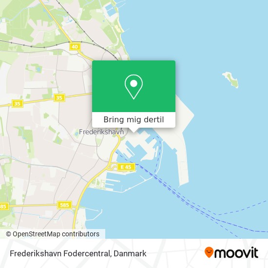 Frederikshavn Fodercentral kort