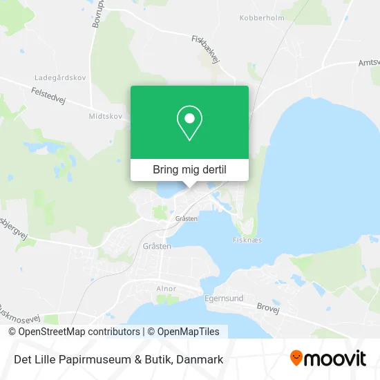 Det Lille Papirmuseum & Butik kort