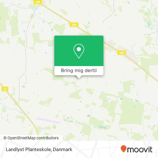 Landlyst Planteskole kort