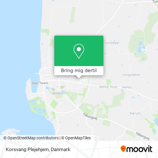 Korsvang Plejehjem kort