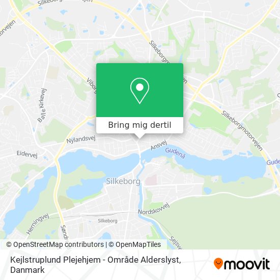 Kejlstruplund Plejehjem - Område Alderslyst kort