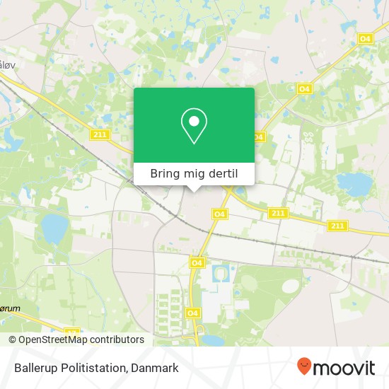 Ballerup Politistation kort