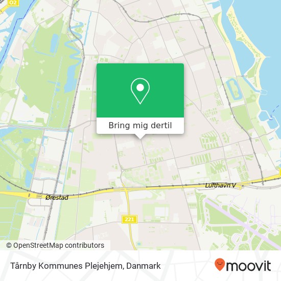 Tårnby Kommunes Plejehjem kort